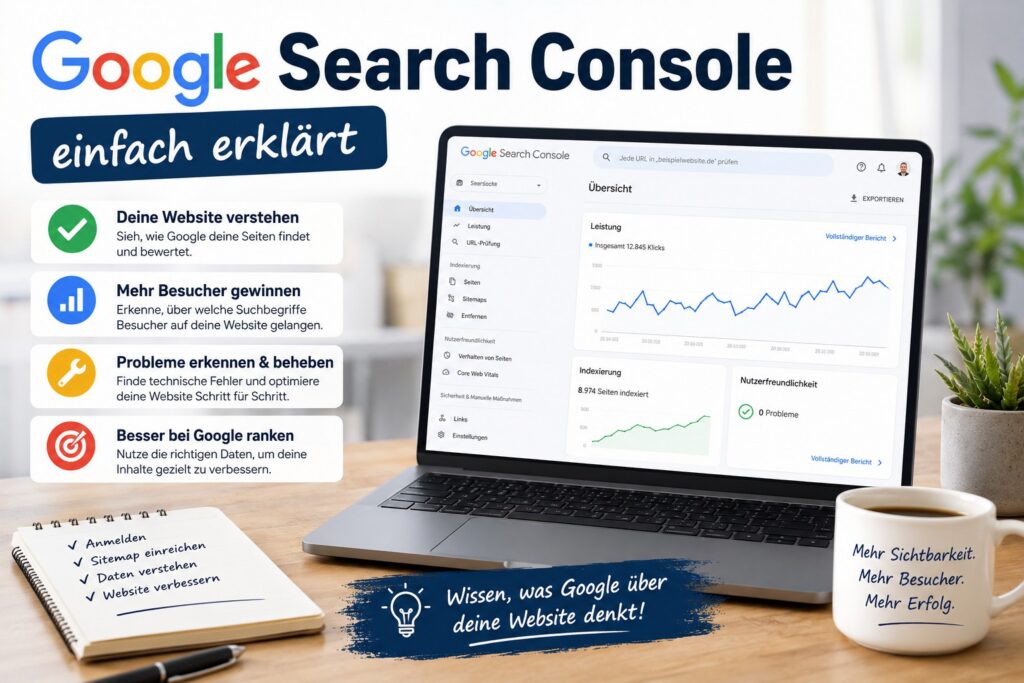 Google Search Console 2026 - verständlich erklärt