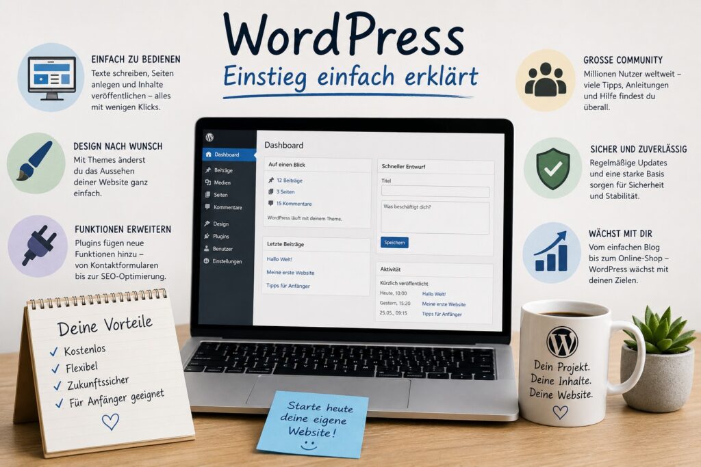 WordPress – Einstieg verständlich erklärt