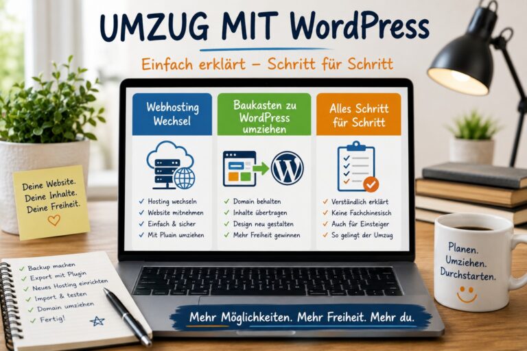 WordPress Umzug – einfach und verständlich erklärt