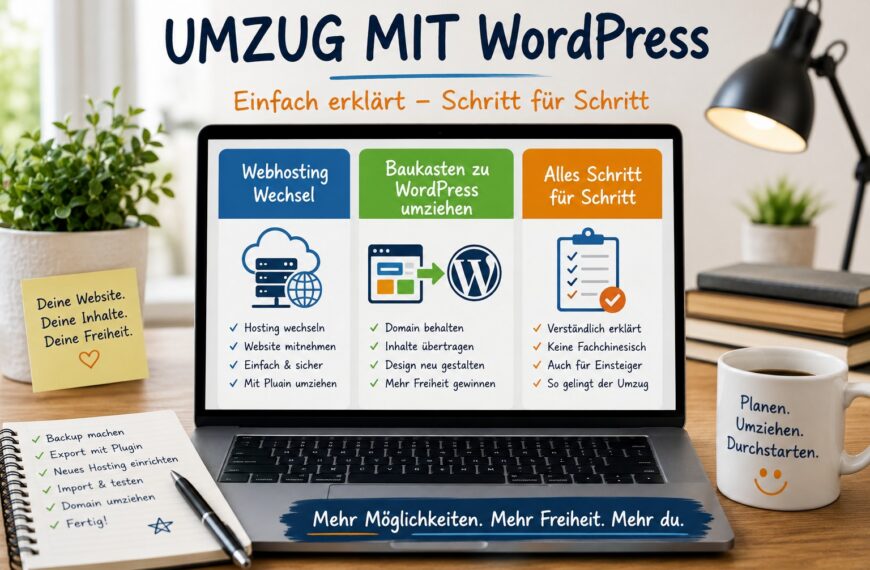 WordPress Umzug – einfach und verständlich erklärt
